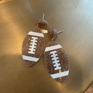Football earrings